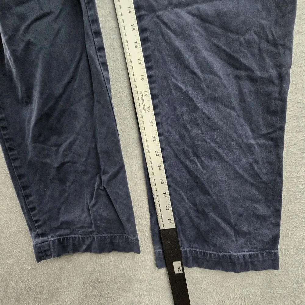 Polo Ralph Lauren Men Pants 36/34 Blue Chino Twill Pleated‎ Classic 30.5